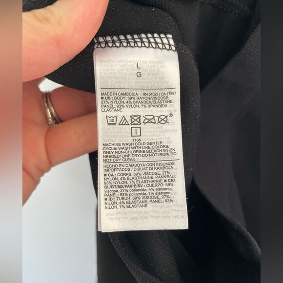 Old Navy Active Maternity Leggings full panel Stevie flare split hem pants large - Picture 8 of 9